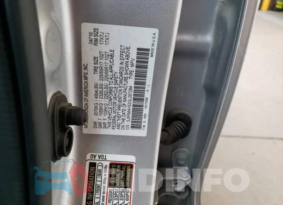5J6RM4H52GL067284 Photo# 13