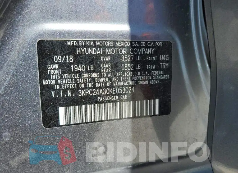 3KPC24A30KE053024 Photo# 12