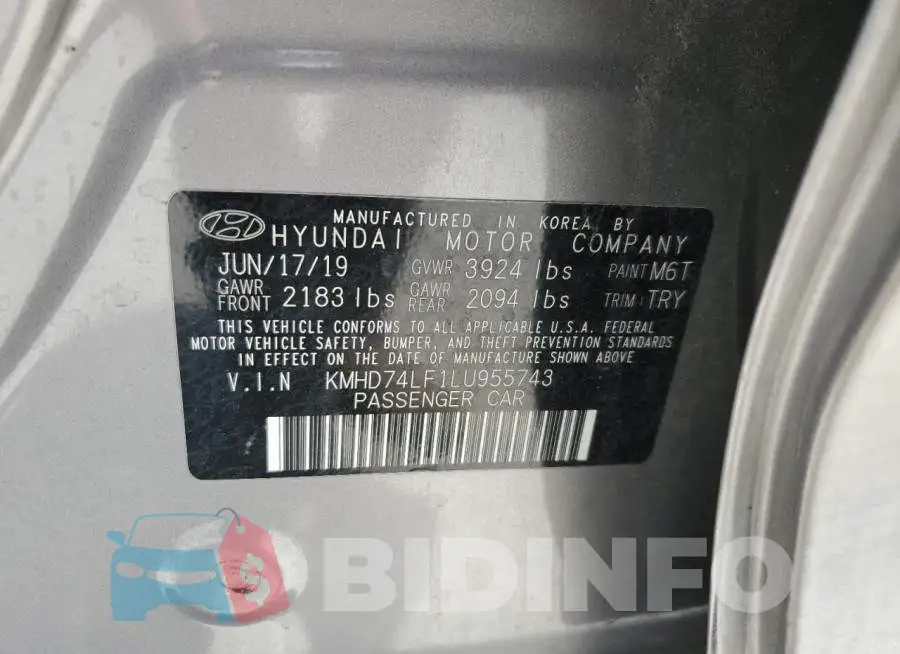 KMHD74LF1LU955743 Photo# 12