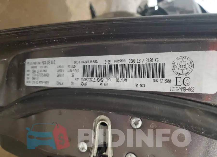1C6RR7KTXLS106002 Photo# 13