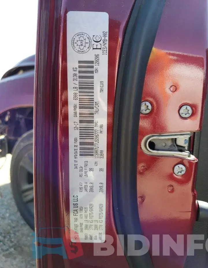 1C6RR7UT7JS206777 Photo# 13