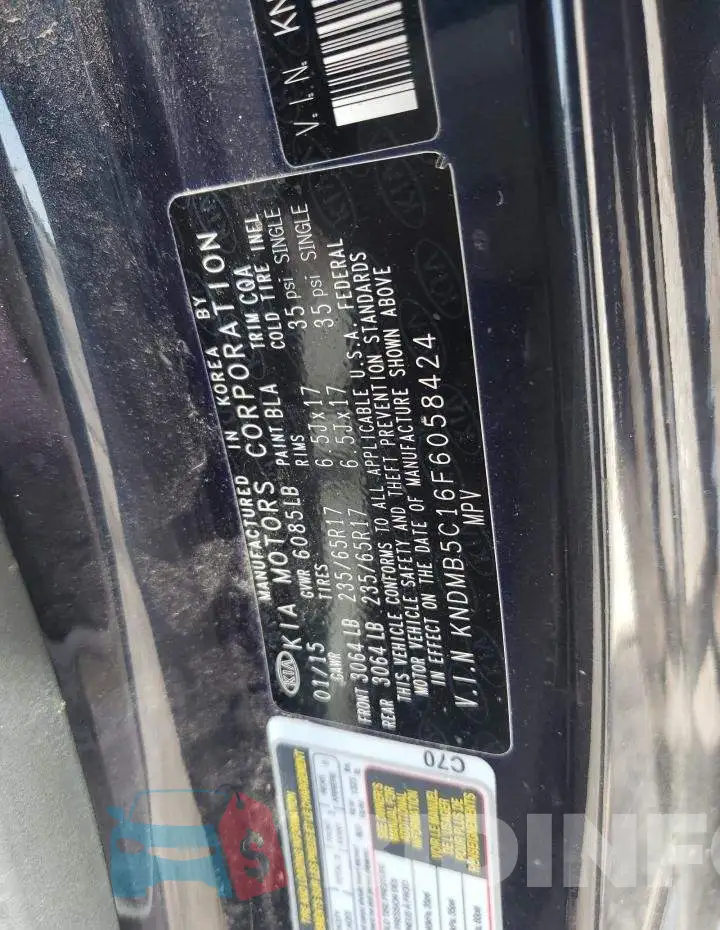 KNDMB5C16F6058424 Photo# 12