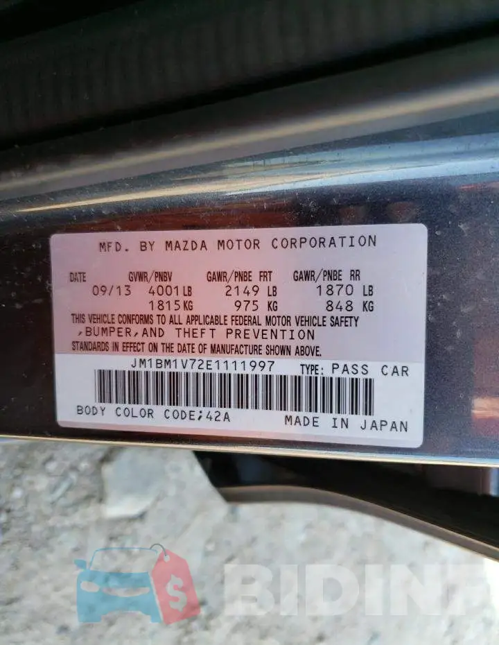 JM1BM1V72E1111997 Photo# 12