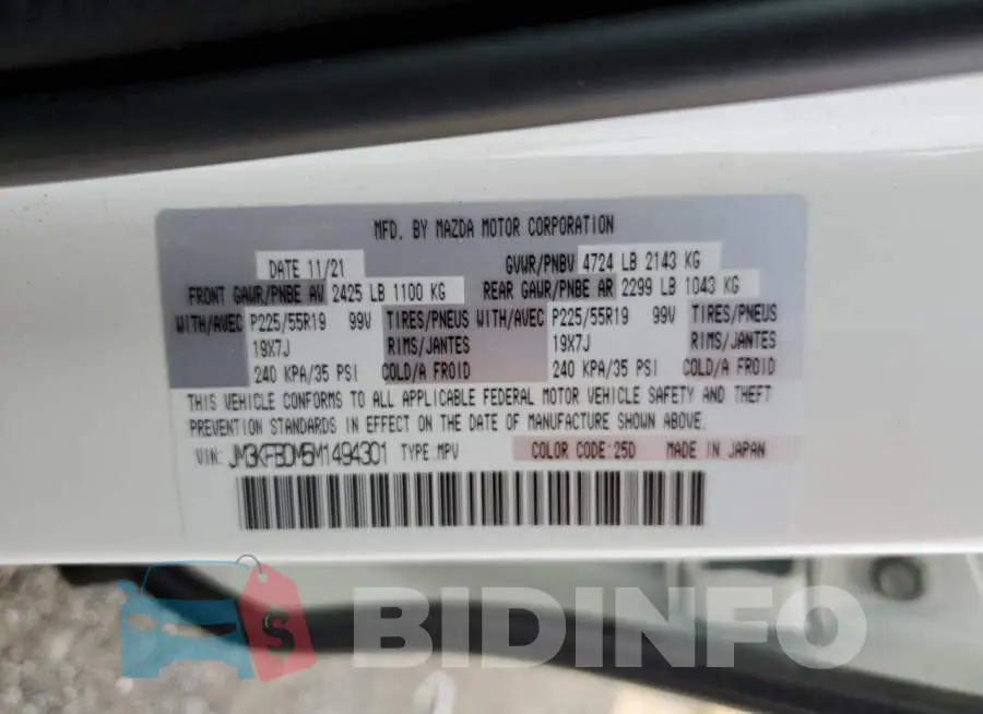 JM3KFBDM5M1494301 Photo# 13