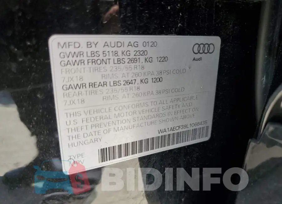 WA1AECF39L1066435 Photo# 13