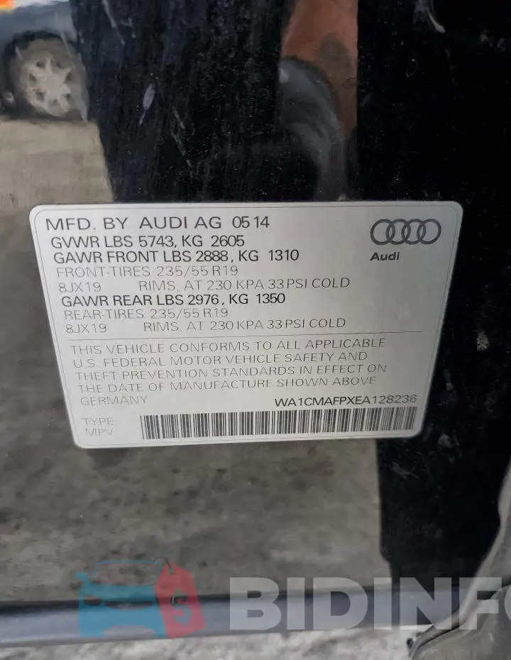 WA1CMAFPXEA128236 Photo# 13