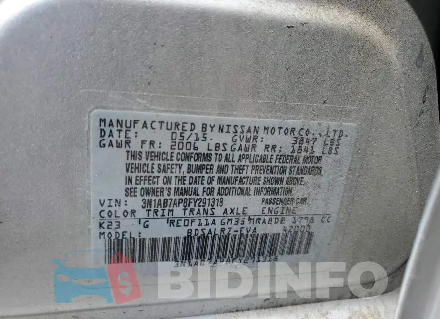 3N1AB7AP8FY291318 Photo# 12