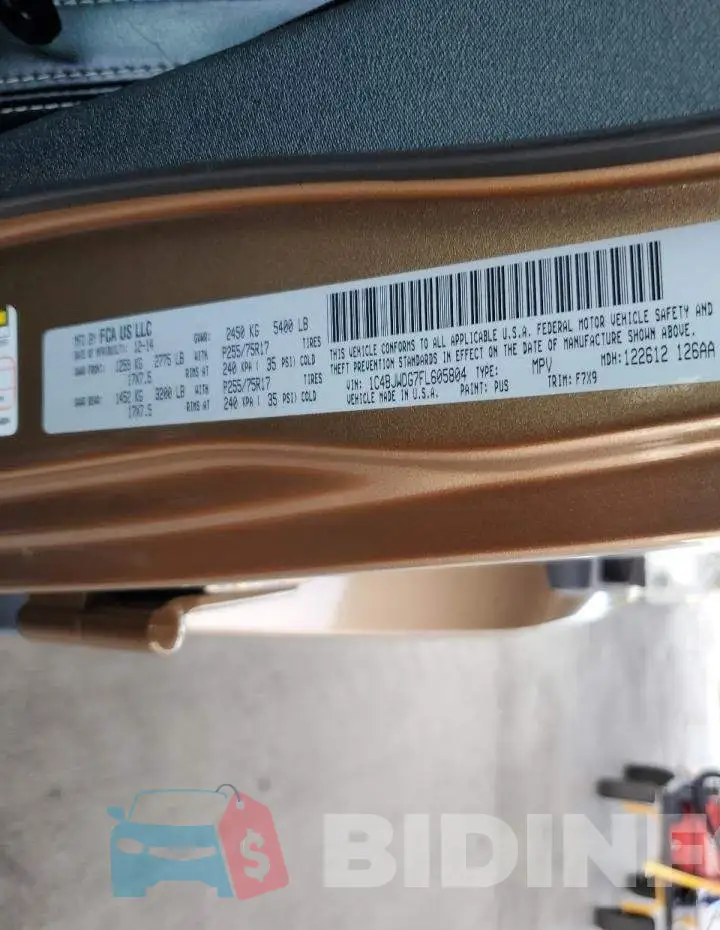 1C4BJWDG7FL605804 Photo# 12