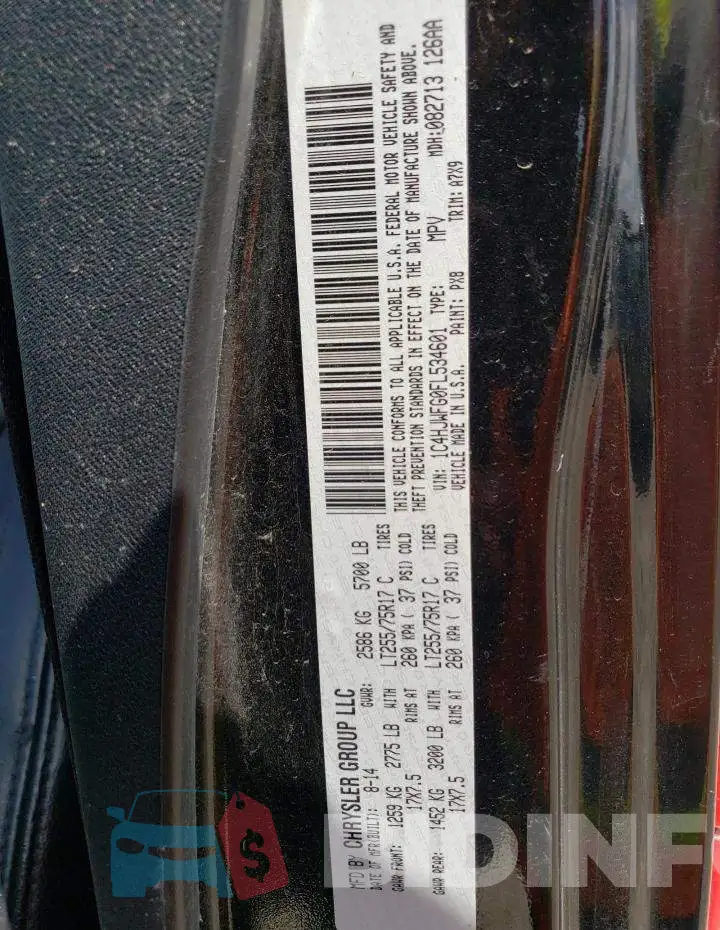 1C4HJWFG0FL534601 Photo# 13