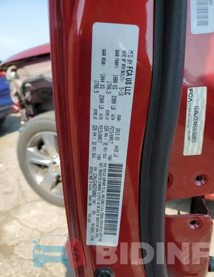 1C4NJCEA6GD760863 Photo# 12
