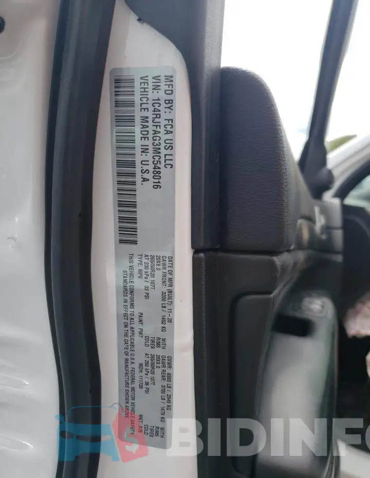 1C4RJFAG3MC548016 Photo# 13