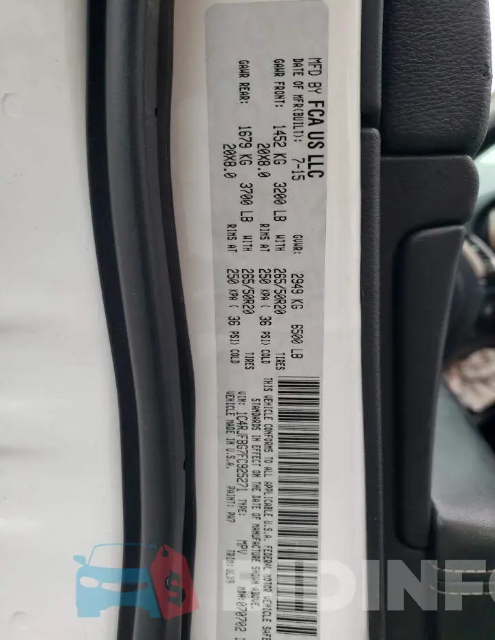 1C4RJFBG7FC925271 Photo# 14