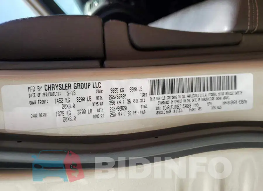 1C4RJFJT6EC154668 Photo# 12