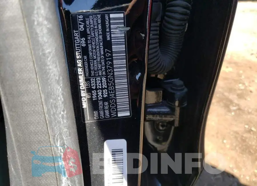 WDDSJ4EB5GN379197 Photo# 12