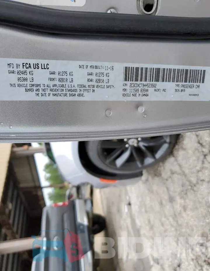2C3CDXCT9HH523562 Photo# 12