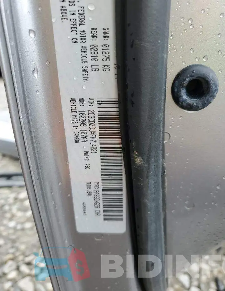 2C3CDZDJXFH714221 Photo# 12