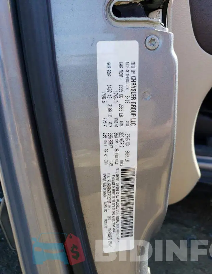 2C4RDGBG3ER129197 Photo# 12