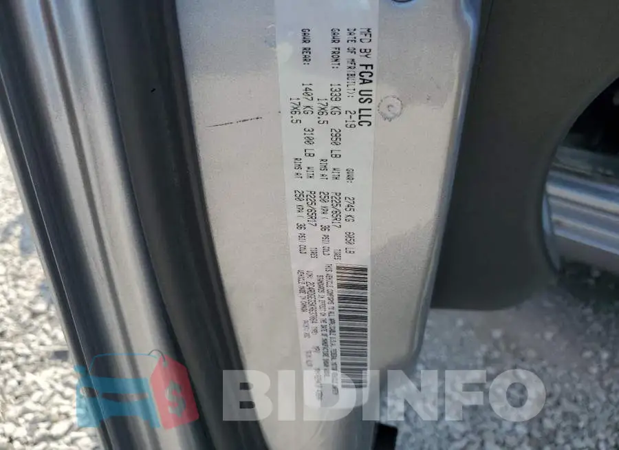 2C4RDGEG5KR637064 Photo# 12