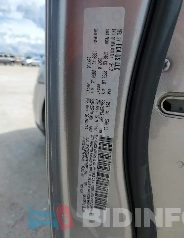 3C4PDDEG3HT610859 Photo# 13