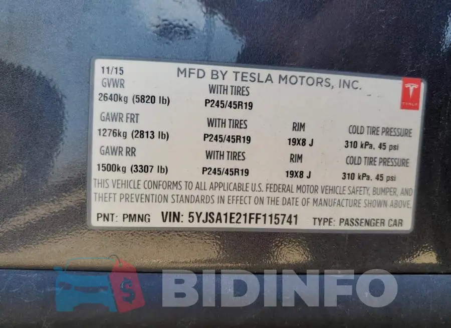 5YJSA1E21FF115741 Photo# 12