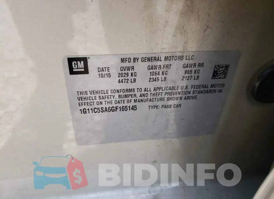 1G11C5SA6GF165145 Photo# 12
