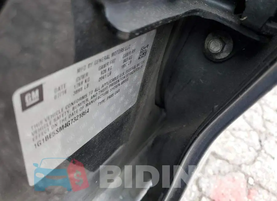 1G1BE5SM4G7321864 Photo# 12