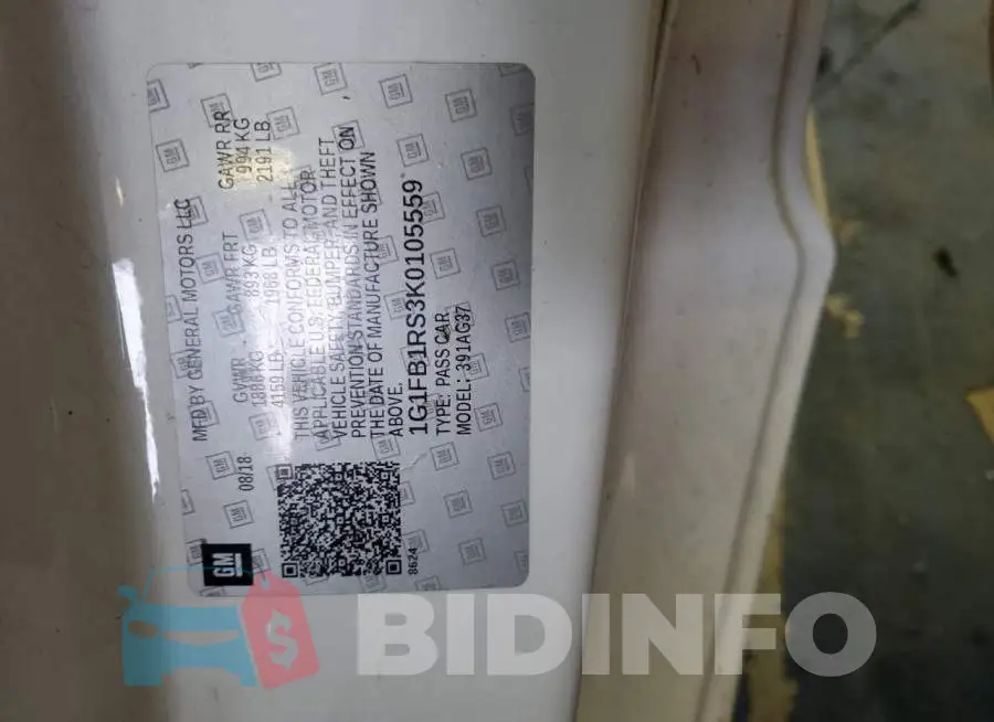 1G1FB1RS3K0105559 Photo# 12