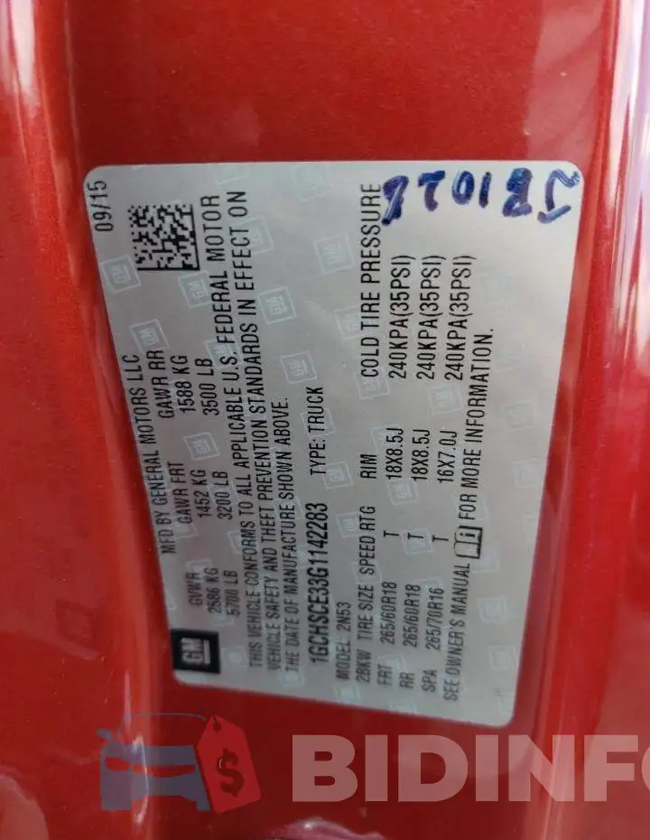 1GCHSCE33G1142283 Photo# 12