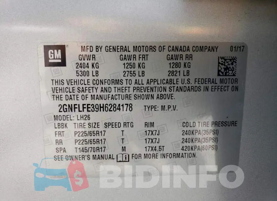 2GNFLFE39H6284178 Photo# 12