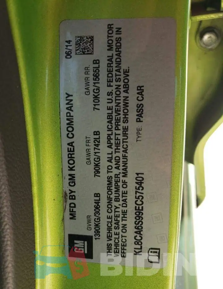 KL8CA6S99EC575401 Photo# 12
