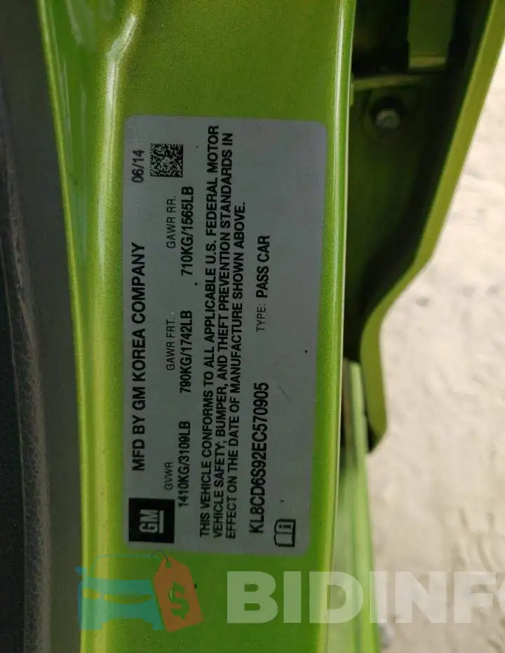 KL8CD6S92EC570905 Photo# 13