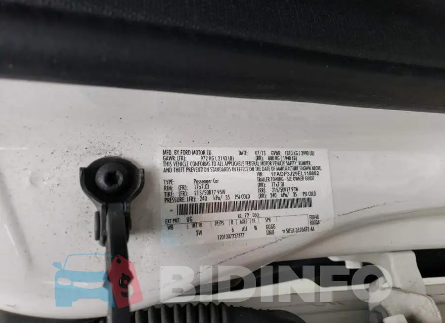 1FADP3J29EL118882 Photo# 12