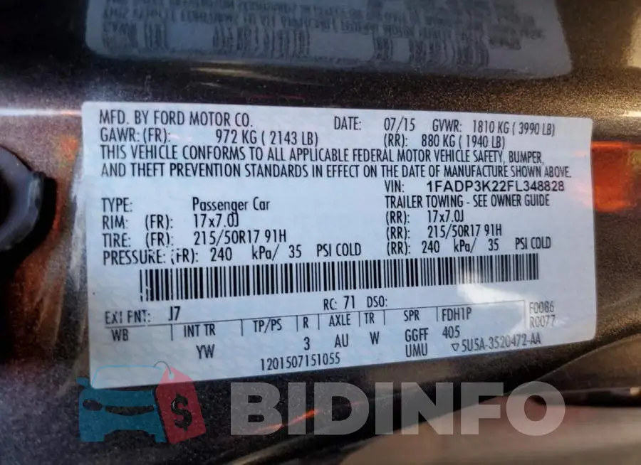 1FADP3K22FL348828 Photo# 12