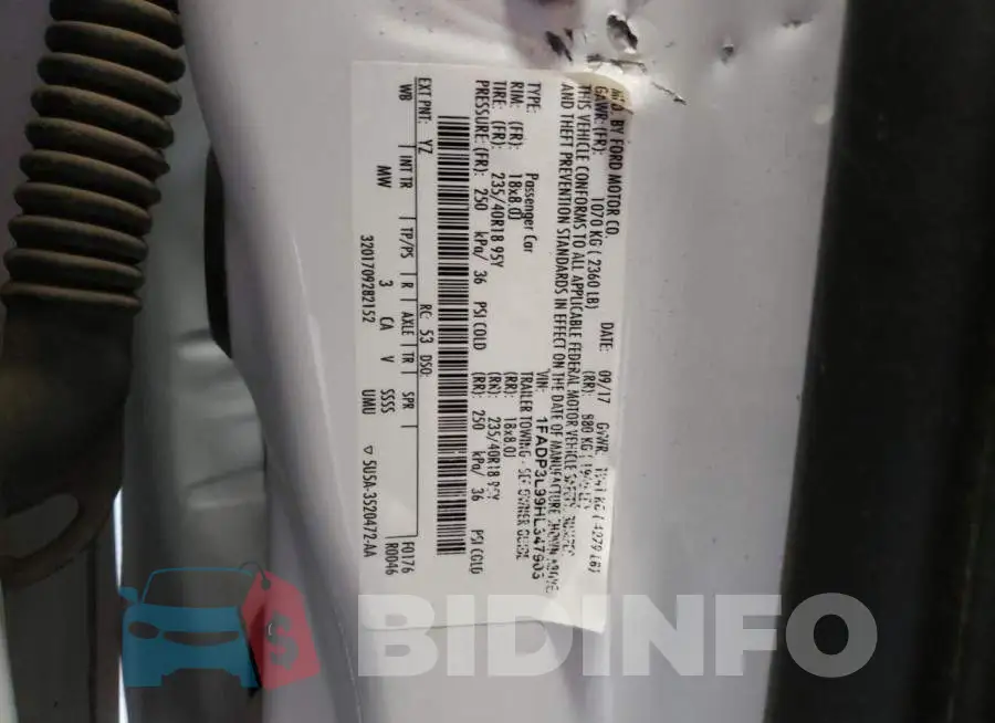 1FADP3L99HL347903 Photo# 13