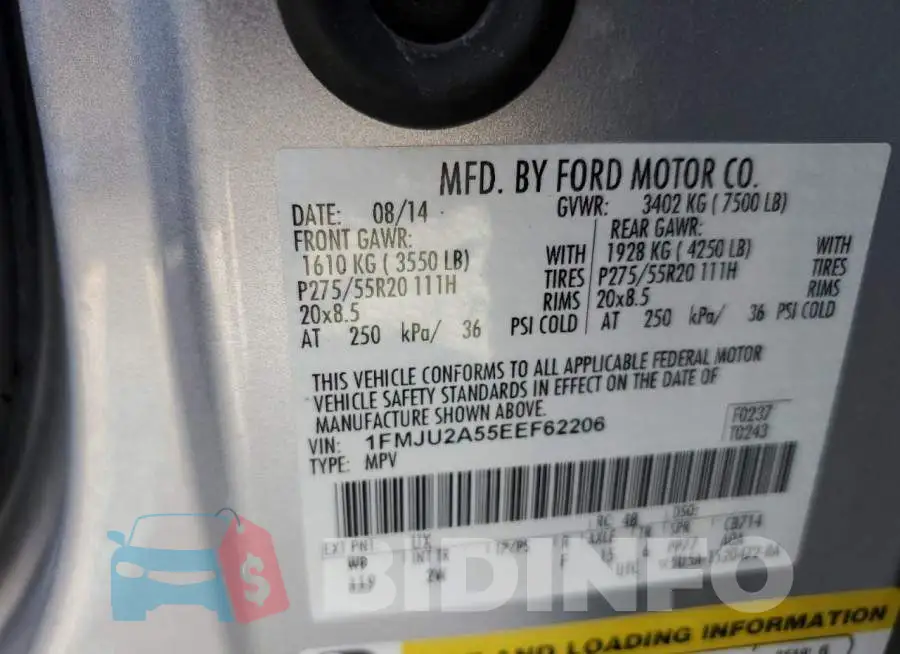 1FMJU2A55EEF62206 Photo# 13