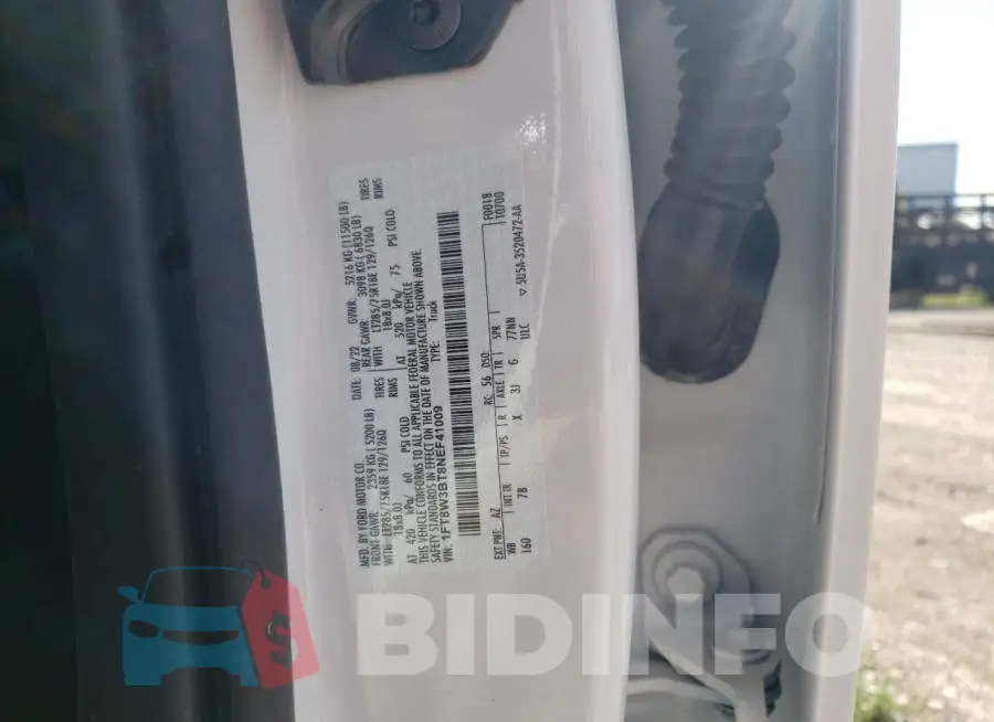 1FT8W3BT8NEF41009 Photo# 13