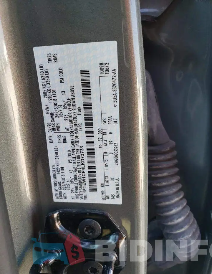 1FTEW1CP4LKD73733 Photo# 13