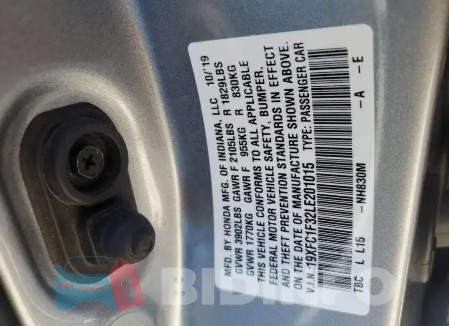 19XFC1F32LE201015 Photo# 12