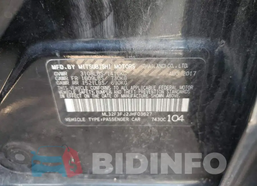 ML32F3FJ2JHF03627 Photo# 12