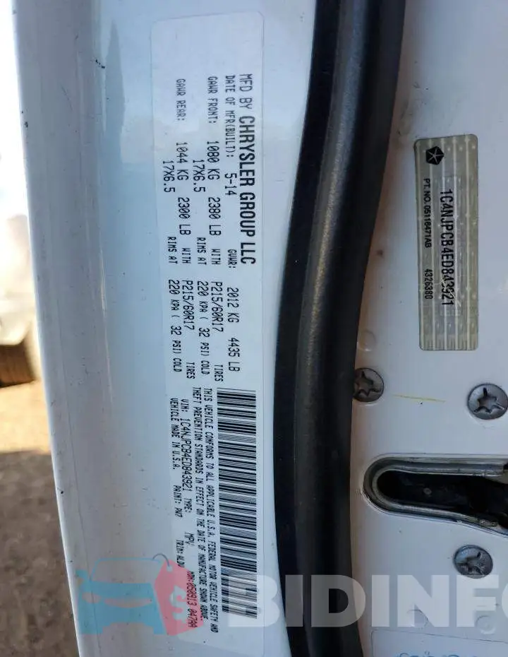 1C4NJPCB4ED843921 Photo# 12