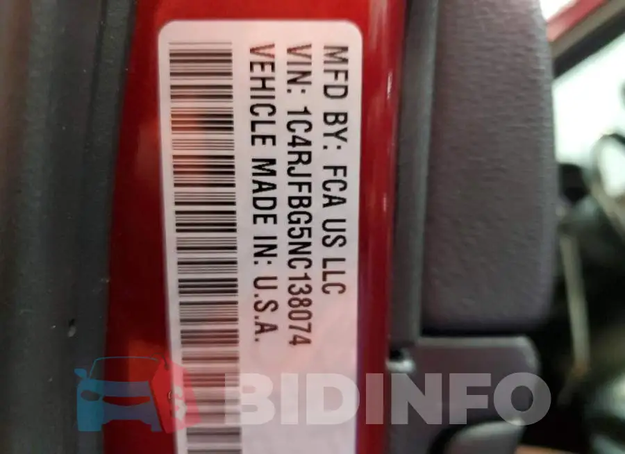 1C4RJFBG5NC138074 Photo# 13