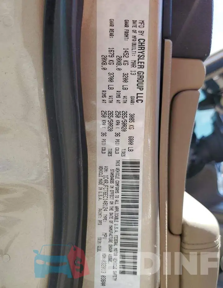 1C4RJFCT6EC148124 Photo# 14