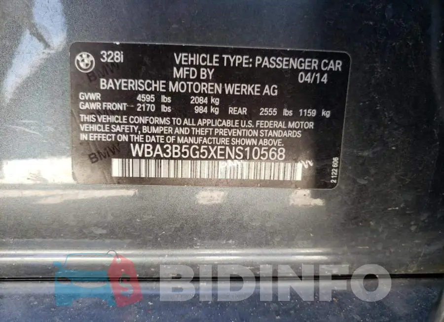 WBA3B5G5XENS10568 Photo# 10