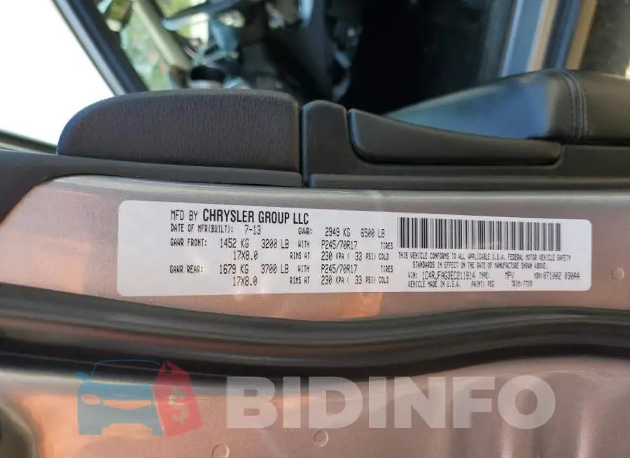 1C4RJFAG3EC211914 Photo# 14