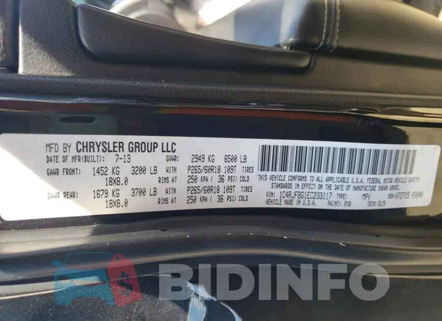 1C4RJFBG1EC233117 Photo# 12