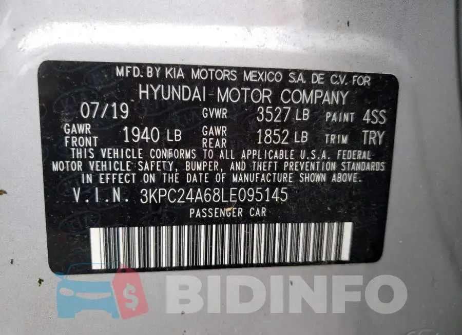 3KPC24A68LE095145 Photo# 12