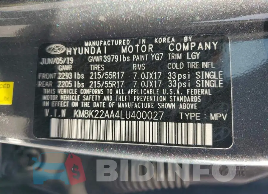 KM8K22AA4LU400027 Photo# 12
