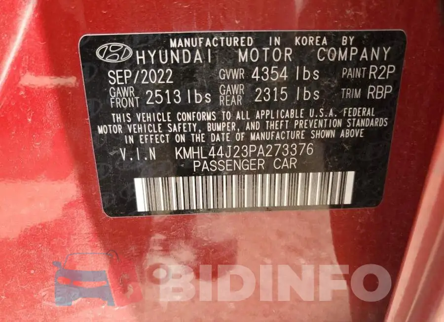 KMHL44J23PA273376 Photo# 12