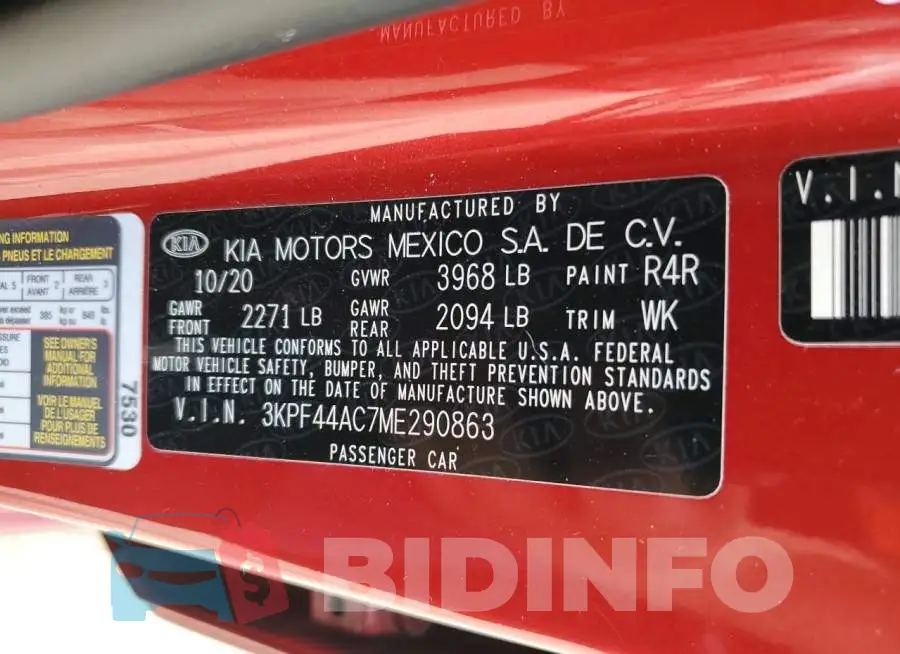 3KPF44AC7ME290863 Photo# 12