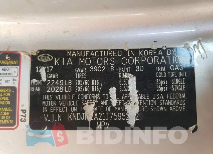 KNDJN2A21J7595242 Photo# 13